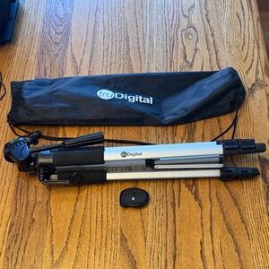 Silver and Black Tripod